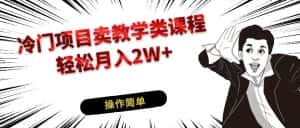 冷门项目卖钢琴乐器相关教学类课程，引流到私域变现轻松月入2W+-优优云创网