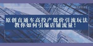 2023直通车高投产低价引流玩法,教你如何引爆店铺流量!-优优云创网