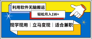低密度新赛道，视频无脑搬，一天1000+，几分钟一条原创视频，零成本零门槛超简单-优优云创网
