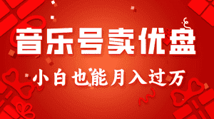 音乐号卖优盘，AE制作100%原创视频，小白也能月入过万-优优云创网