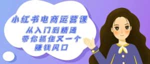 2024小红书电商运营课,从入门到精通,带你抓住又一个赚钱风口(50节课)-优优云创网