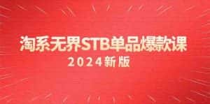 淘系无界STB单品爆款课（2024）付费带动免费的核心逻辑，关键词推广/精准人群的核心-优优云创网