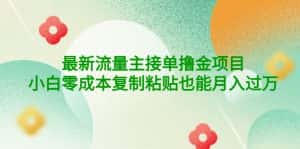 (4008期)公众号最新流量主接单撸金项目,小白零成本复制粘贴也能月入过万-优优云创网