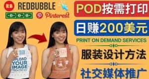 (4029期)通过Print on Demand(按需打印)赚钱的方法:日赚200美元-优优云创网