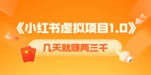 (4131期)《小红书虚拟项目1.0》账号注册+养号+视频制作+引流+变现,几天就赚两三千-优优云创网