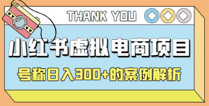 (4374期)最新小红书项目-学科虚拟资料搞钱玩法,号称日入300+的案例解析-优优云创网