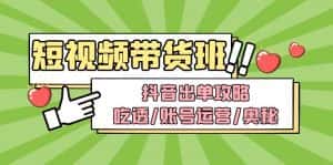 (4878期)短视频带货内训营:抖音出单攻略,吃透/账号运营/奥秘,轻松带货-优优云创网