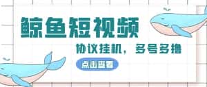 （4930期）单号300+鲸鱼短视频协议全网首发 多号无限做号独家项目打金(多号协议+教程)-优优云创网