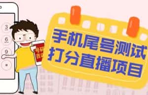 (5149期)最新抖音爆火的手机尾号测试打分无人直播项目 日赚几百+【打分脚本+教程】-优优云创网