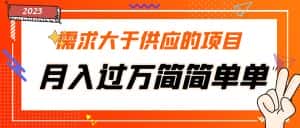 (5312期)需求大于供应的项目,月入过万简简单单,免费提供一手渠道-优优云创网