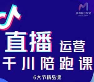 美尊-抖音直播运营千川系统课：直播​运营规划、起号、主播培养、千川投放等-优优云创网