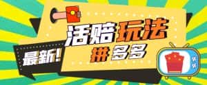 （5550期）外面收费398的拼多多最新活赔项目，单号单次净利润100-300+【仅揭秘】-优优云创网