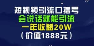 安妈·短视频引流口播号,会说话就能引流,一年收益20W(价值1888元)-优优云创网