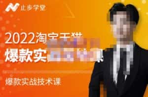 止步学堂·2022淘宝天猫爆款打造系列课-比克,爆款实战落地教程价值1980元-优优云创网