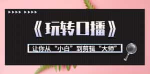 月营业额700万+大佬教您《玩转口播》让你从“小白”到剪辑“大师”-优优云创网