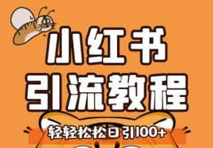 小红书运营引流全系列课程,每天引流100精准粉-优优云创网