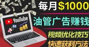 YouTube广告赚钱项目:只需发布视频就有收入,月入7000+副业-优优云创网