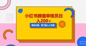 （5698期）人人能做的小红书美女审核员，每天看帅哥美女就能日入200+外面收费1280-优优云创网