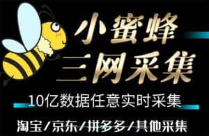 (5743期)小蜜蜂三网采集,全新采集客源京东拼多多淘宝客户一键导出-优优云创网