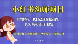 （5746期）单天200-700的小红书幼师项目（虚拟），长久稳定正规好操作！-优优云创网