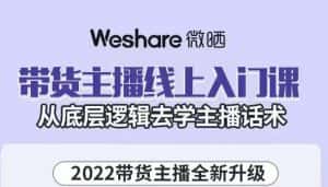 大木子·带货主播线上入门课,从底层逻辑去学主播话术-优优云创网