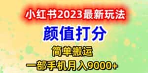 (6087期)最新小红书颜值打分玩法,日入300+闭环玩法-优优云创网