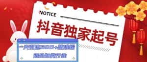 抖音独家起号,一天引流500+精准粉,适合各类行业(9节视频课)-优优云创网