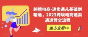 (6208期)速卖通从0基础到精通,2023跨境电商-速卖通运营实战全流程-优优云创网