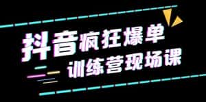 (6241期)抖音短视频疯狂-爆单训练营现场课(新)直播带货+实战案例-优优云创网