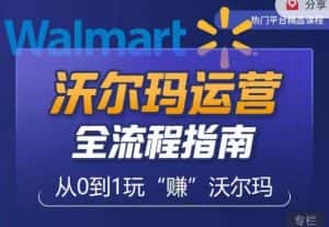 沃尔玛店铺前期运营从零到一最全指南,全面挖掘沃尔玛入门盲区,深度打造新手实操技巧-优优云创网