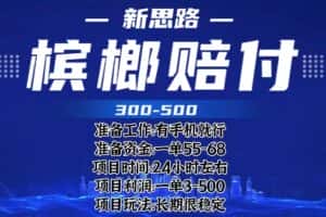 (6302期)最新外卖槟榔赔付思路,一单收益至少300+(仅揭秘)-优优云创网