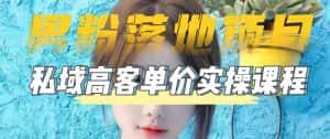 【男粉落地项目】零基础玩转男粉短视频转私域日产500+，2023男粉高客单价实操教程-优优云创网