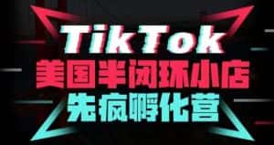 疯人院·TikTok美国半闭环小店孵化营，抢占TikTok美国蓝海市场，开店、运营、带货、投流全实操-优优云创网