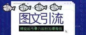 2023年价值1980的图文引流创业粉螺旋起好技术暴力起粉加爆微信-优优云创网