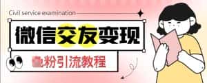 微信交友变现项目，吸引全网LSP男粉精准变现，小白也能轻松上手，日入500+-优优云创网