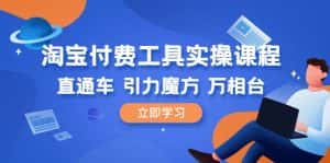 （6415期）淘宝付费工具·实操课程，直通车-引力魔方-万相台（41节视频课）-优优云创网