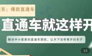 冠东·淘系直通车保姆级教程，全面讲解直通车就那么简单-优优云创网