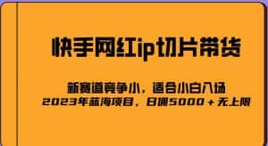 2023爆火的快手网红IP切片，号称日佣5000＋的蓝海项目，二驴的独家授权-优优云创网