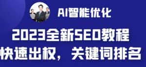 (6554期)2023最新网站AI智能优化SEO教程,简单快速出权重,AI自动写文章+AI绘画配图-优优云创网