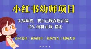 单天200-700的小红书幼师项目(虚拟),长久稳定正规好操作!-优优云创网