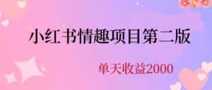 （6648期）最近爆火小红书情趣项目第二版，每天2000+-优优云创网