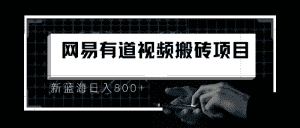 (6655期)8月有道词典最新蓝海项目,视频搬运日入800+-优优云创网