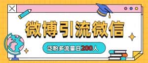 （6712期）微博引流微信日200人-优优云创网