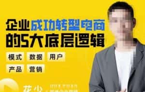 企业成功转型电商的5大底层逻辑,从模式、数据、用户、产品、营销5大板块,助你高效转型电商赛道-优优云创网