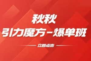 漫画引力魔方2.0-爆单进阶班,玩爆推荐流量:双场景低价引流,双渠道撬动免费,达摩盘高效助力-优优云创网