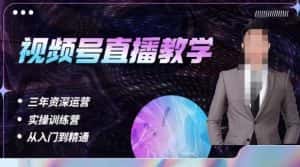 杨sir·视频号直播运营教学,视频号直播流量的底层逻辑,解决直播间没流量,不开单的窘境-优优云创网