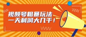 (6941期)视频号粗暴玩法,一天利润大几千!-优优云创网