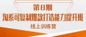淘系可复制爆款打造能力提升班,这是一套可复制的打爆款标准化流程-优优云创网