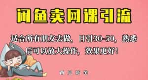 外面这份课卖698,闲鱼卖网课引流创业粉,新手也可日引50+流量【揭秘】-优优云创网