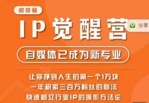 树成林·IP觉醒营,快速树立行业IP的操作方法论,让你赚到人生的第一个1万块-优优云创网